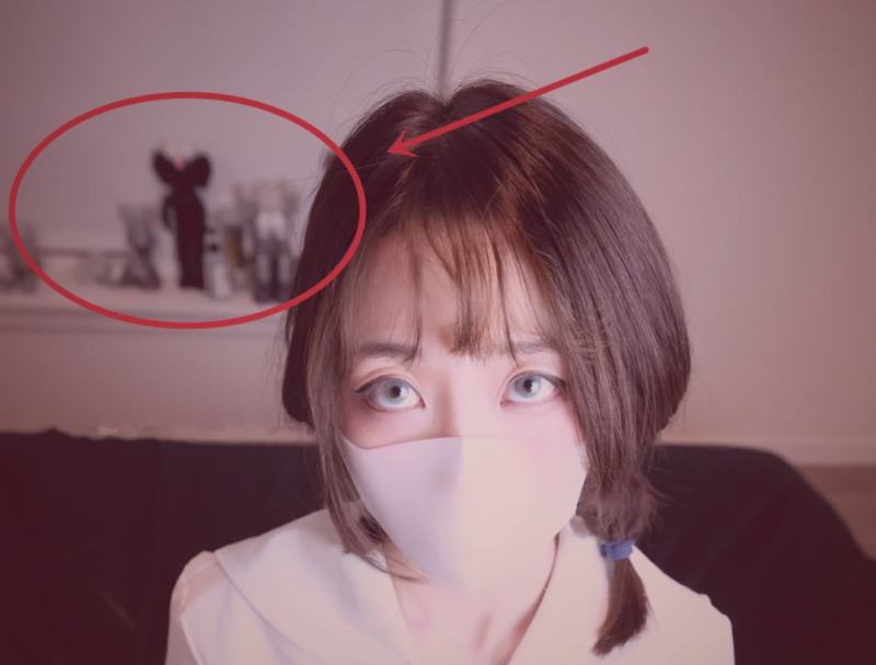 女性主播正在整洁的室内环境中面对镜头微笑直播，背景有绿植和温馨灯光