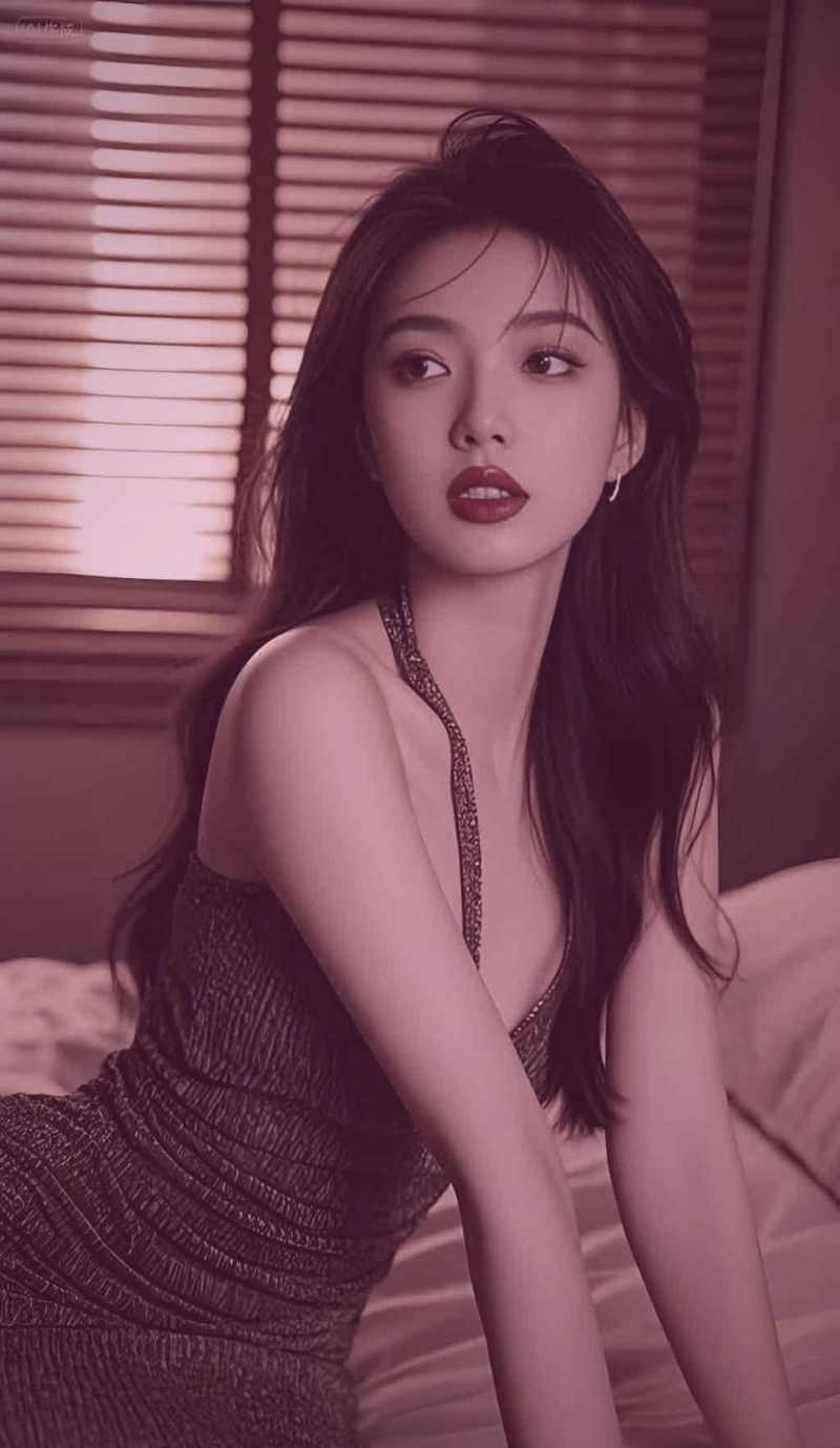整洁的创作工作台，麦克风、补光灯、简洁背景板摆放有序